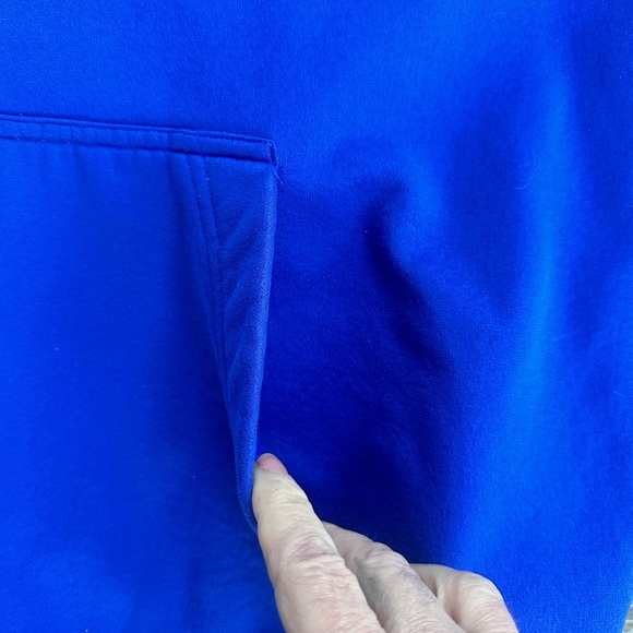 Under Armour Blue Hoodie with Gray Logo - Picture 7 of 8